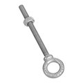 National Hardware Eye Bolt With Shoulder, 3/8", 4-1/2 in Shank, 3/4 in ID, Steel, Galvanized N245-134